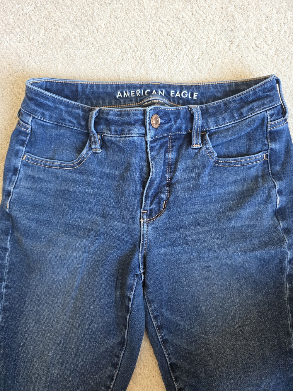 American Eagle Outfitters Women’s Medium Blue Skinny Jeans